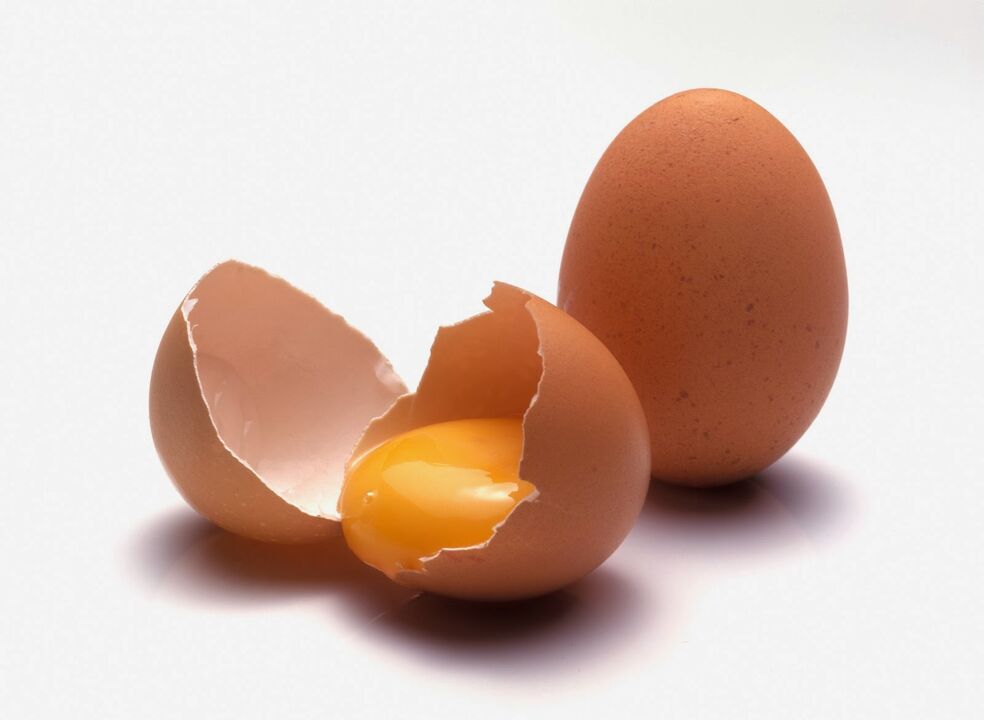 مردانہ طاقت کے لیے مرغی کے انڈے